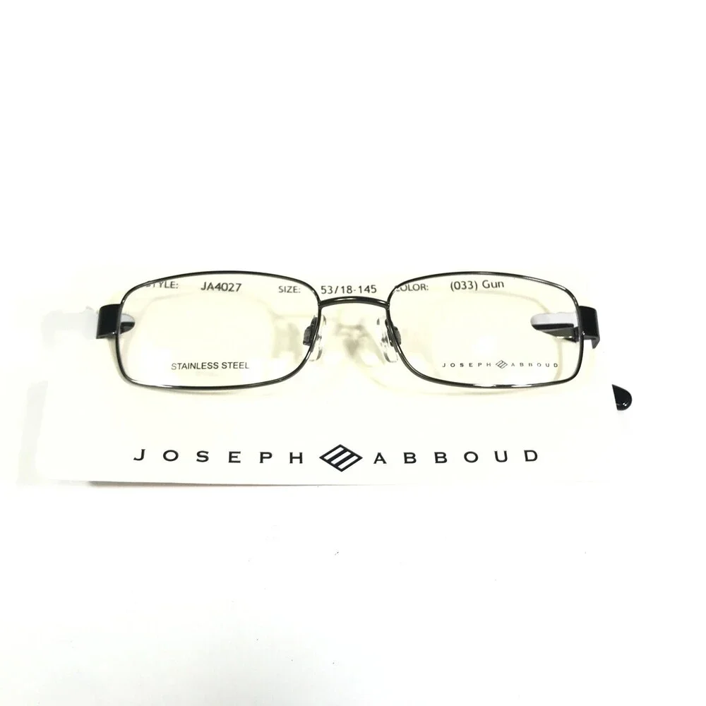 Joseph Abboud Eyeglasses Frames JA4027 033 GUN Grey Rectangular 53-18-145